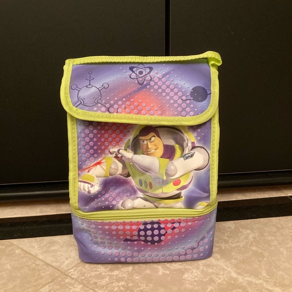 Disney Other - Buzz lightyear disney Pixar lunch box Pail insulated bag with sandwich holder